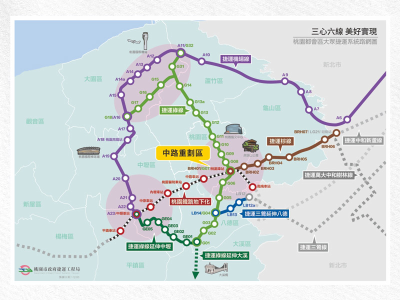 三大捷運網絡及鐵路地下化將帶動中路特區發展